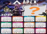 CalendÃ¡rio 2023 Apex Legends Editar Moldura GrÃ¡tis