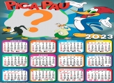 Calendário 2023 Montagem Gratuita Pica-Pau