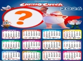Calendário 2026 Capitão Cueca Colagem de Fotos