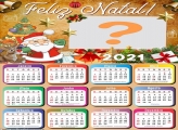 Calendário 2021 Imprimir com Foto de Natal