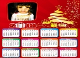 FotoMontagem Árvore de Natal Calendário 2018