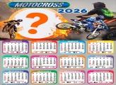 Calendário 2026 Motocross Emoldurar Foto Online