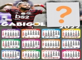 Calendário 2022 Gabigol Flamengo Jogador