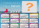 Calendário 2022 Obrigado Deus por tudo Online