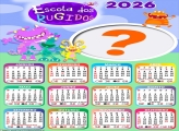 Calendário 2026 Escola dos Rugidos Foto Colagem
