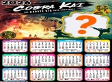 Calendário 2026 Cobra Kai Colagem de Fotos