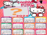 Calendário 2024 Montagem de Foto Online Hello Kitty