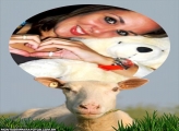 Moldura Cabra Deitada