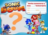 Convite Sonic Boom