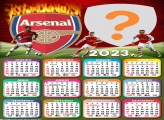 Calendário 2023 Arsenal Fazer Colagem Online