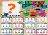 Calendário 2026 UglyDolls Montar Foto Grátis