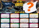 Calendário 2026 Feliz Páscoa Batman Montar Foto Grátis