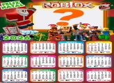 Calendário 2026 Feliz Natal Roblox Criar Montagem