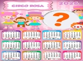 Foto Calendário 2026 Circo Rosa Grátis