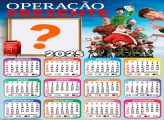 Moldura Calendário 2025 Operação Presente Online