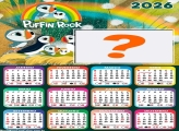 Calendário 2026 Puffin Rock Foto Colagem