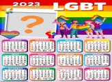 Foto Moldura Grátis Calendário 2023 LGBT
