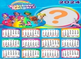 Calendário 2024 Rainbow Rangers Personalizar Online