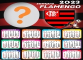 Calendário 2023 Flamengo Montagem de Fotos Grátis