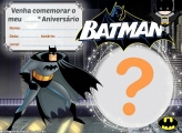 Convite Batman Desenho