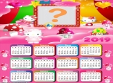 Calendário 2019 Hello Kitty Cogumelo