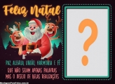 Criar Grátis Papai Noel e Renas com Frases de Natal