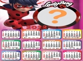 Calendário 2022 LadyBug Boneca Gratuito