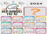 Calendário 2024 Rep Bardei Tiu iu Bentô Flork