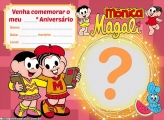 Convite Mônica e Magali