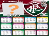 Calendário 2020 do Fluminense Foto Montagem