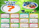 Calendário 2026 Puppy Dog Pals Foto Colagem