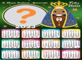 Fazer Grátis Calendário 2023 Feliz Natal Nossa Senhora Aparecida