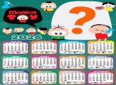 Calendário 2026 Mônica Toy Colar Foto Online
