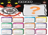 Calendário 2020 do Timão Foto Montagem