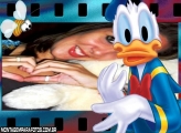 Moldura Pato Donald e Abelhinha