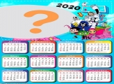 Moldura Calendário 2020 Jovens Titãs