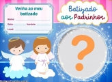 Convite Virtual Batizado aos Padrinhos