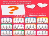 Calendário 2026 Dia dos Namorados pura Química Colagem Online