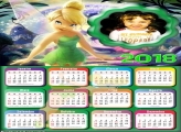 Calendário 2018 da Sininho Tinker Bell