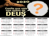 Calendário 2020 Confie sua Vida nas Mãos de Deus