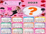 Calendário 2025 Chá de Lingerie Moldura Online