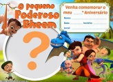 Convite O Pequeno Poderoso Bheem