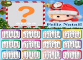 Montagem Calendário 2023 Natal Menino Noel