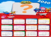 Calendário 2020 Lembrancinha Super Wings