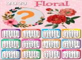 Calendário 2023 Floral Colar Foto e Imprimir