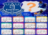 Calendário 2024 Everton Football Club Fazer Online Montagem