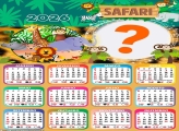 Foto Calendário 2026 Safari Infantil Grátis