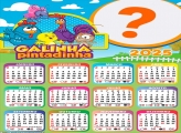 Calendário 2025 Galinha Pintadinha Montagem de Foto