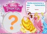 Convite Princesas Disney