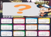 Calendário 2020 Dipper Gravity Falls